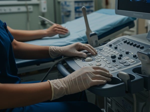 רופא בוחן מסמכים רפואיים בתיק רשלנות על תסביב אשך.